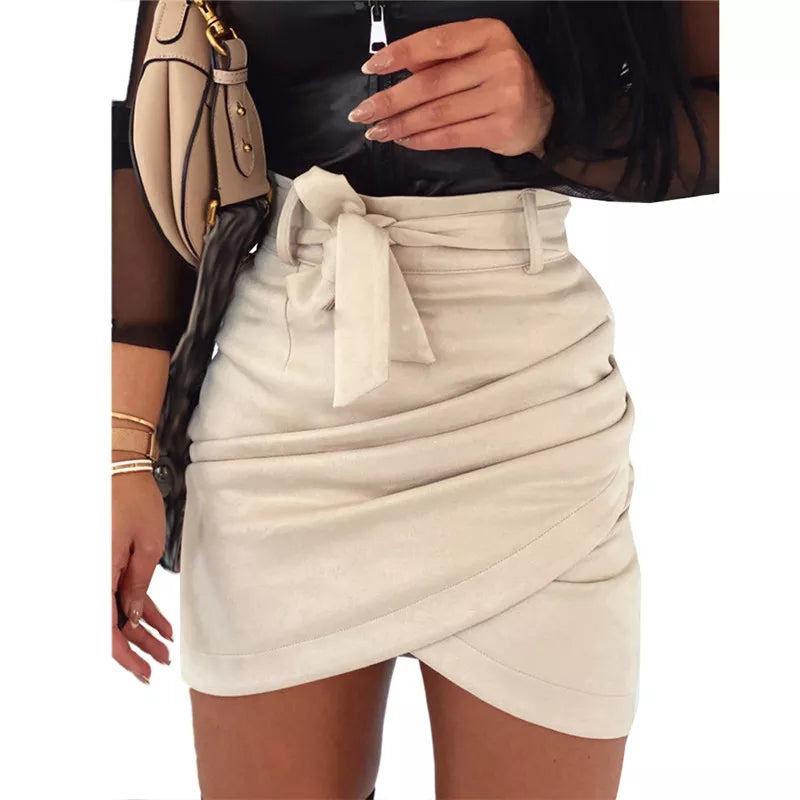 Suede Mini skirt