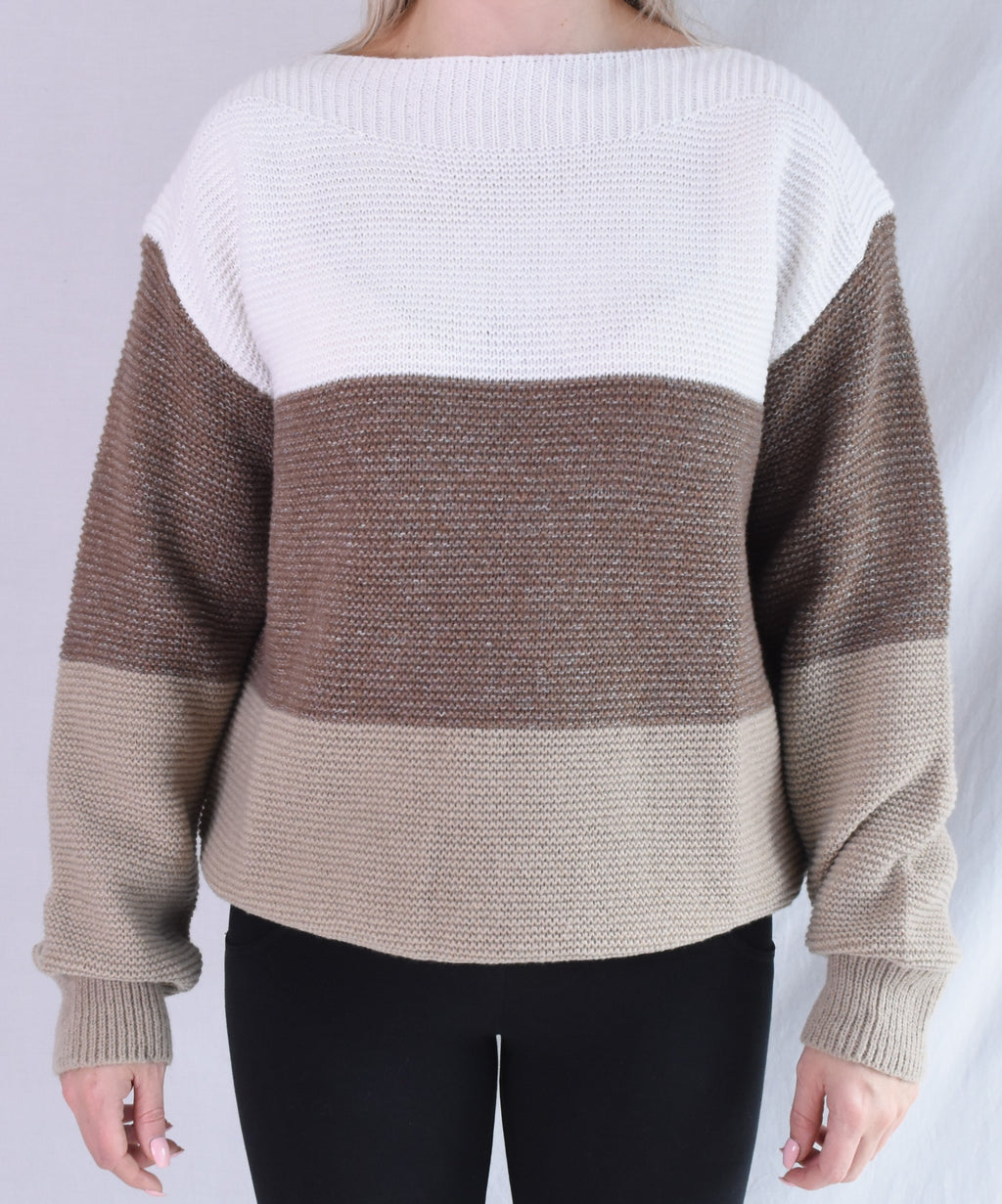 Three Tone Sweater