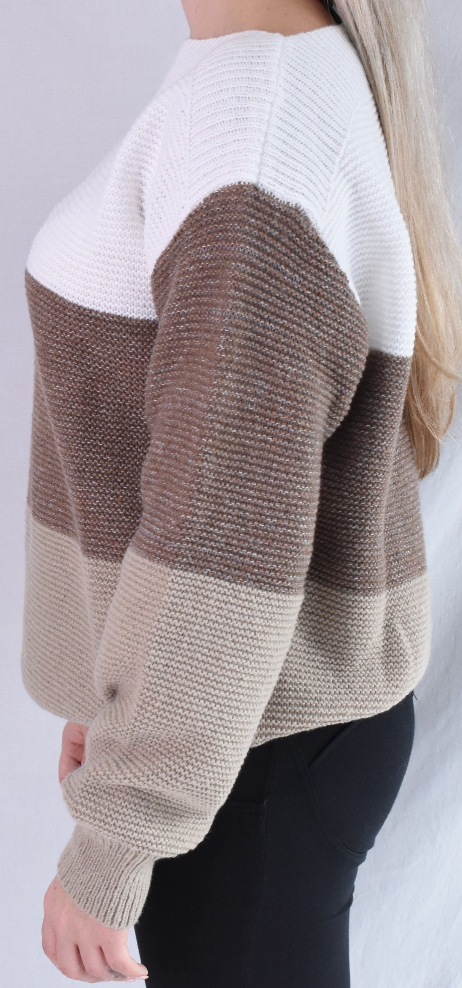 Three Tone Sweater