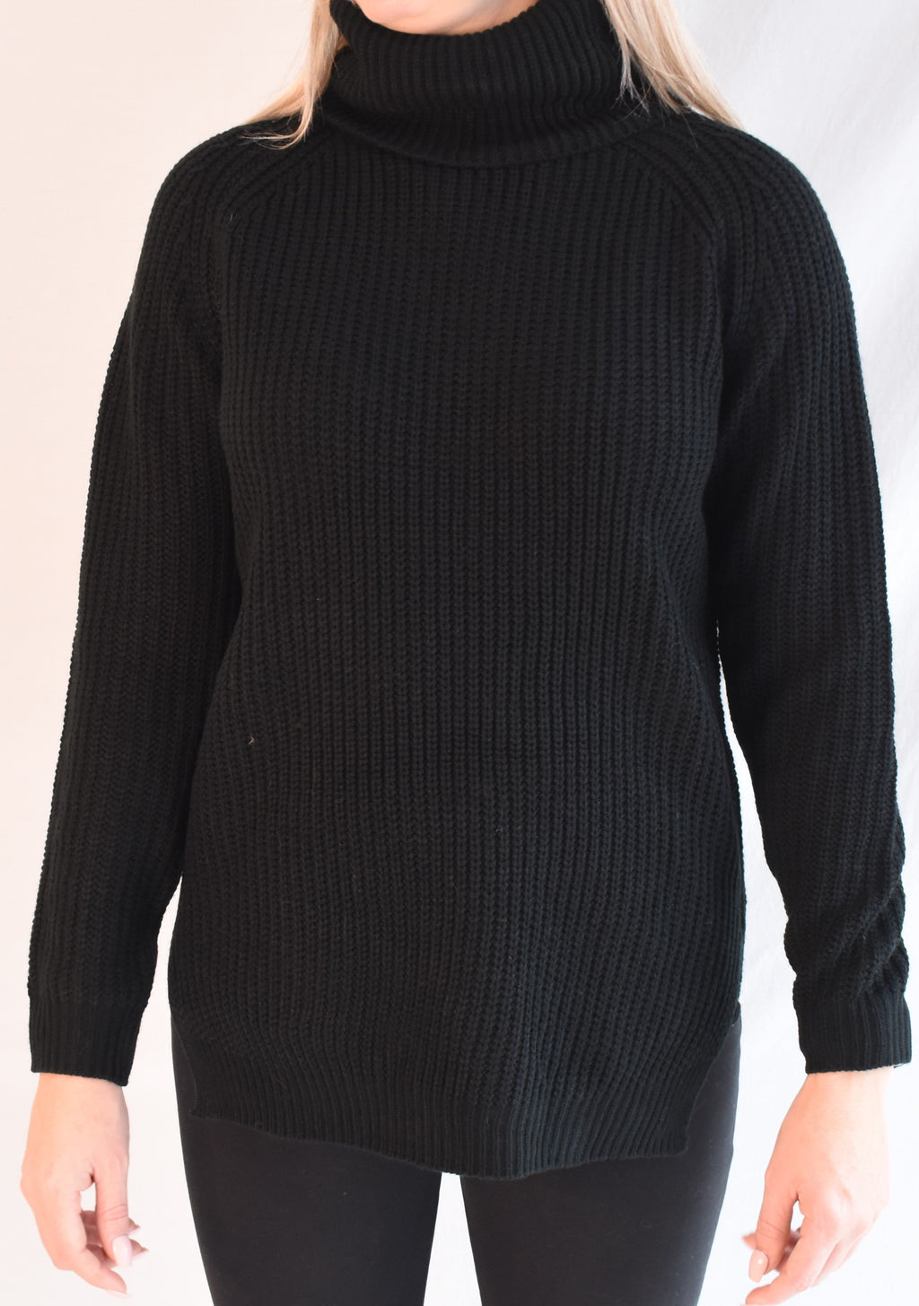 Stripped Turtleneck Sweater