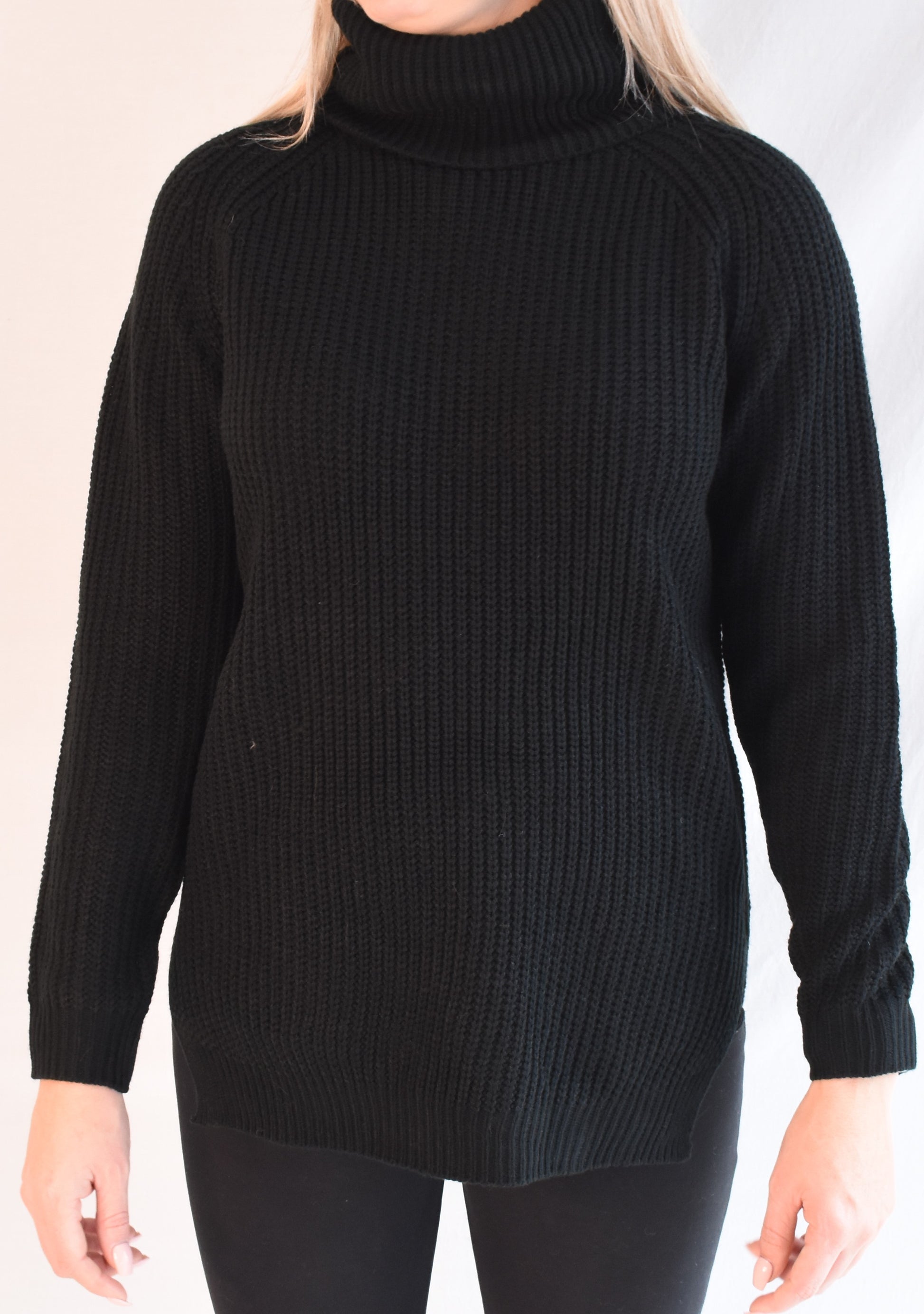 Stripped Turtleneck Sweater