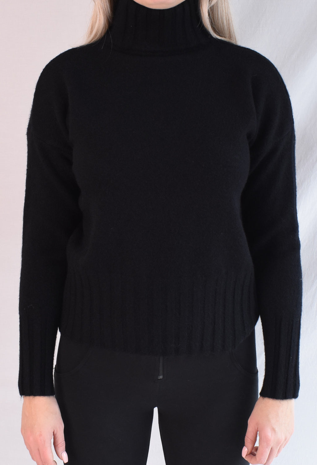 Plain Turtleneck Sweater
