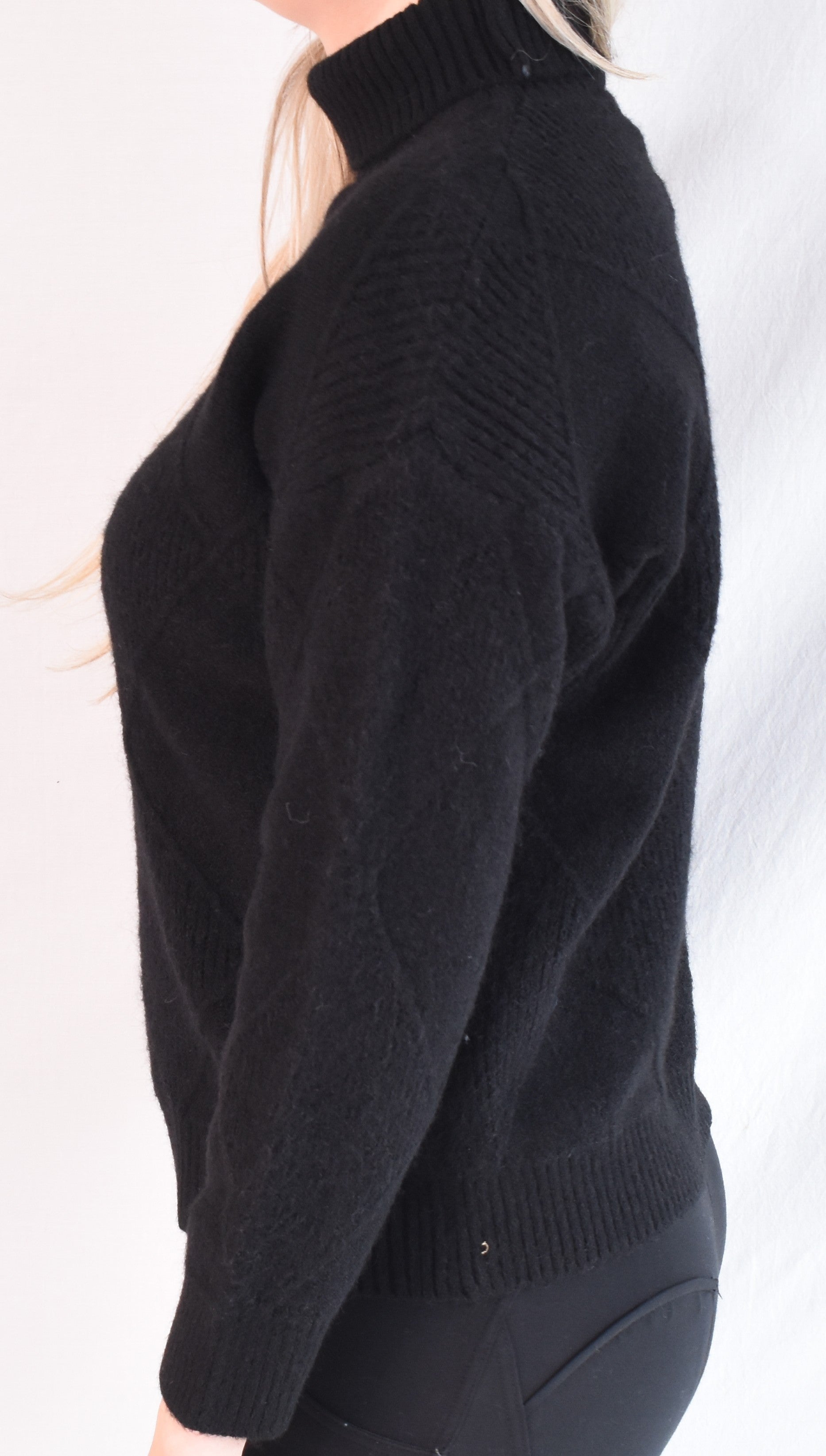 Diamond Turtleneck Sweater