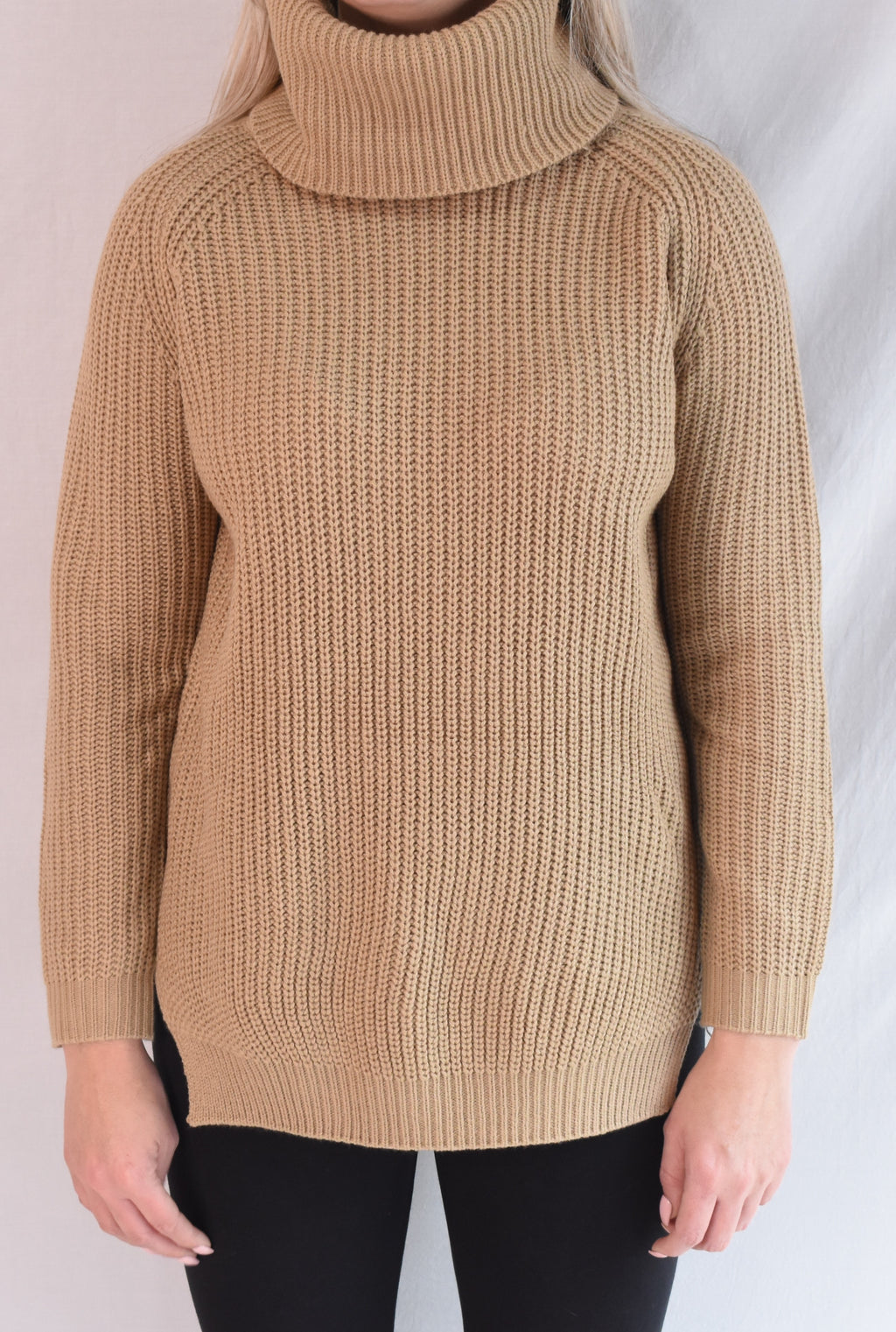 Stripped Turtleneck Sweater