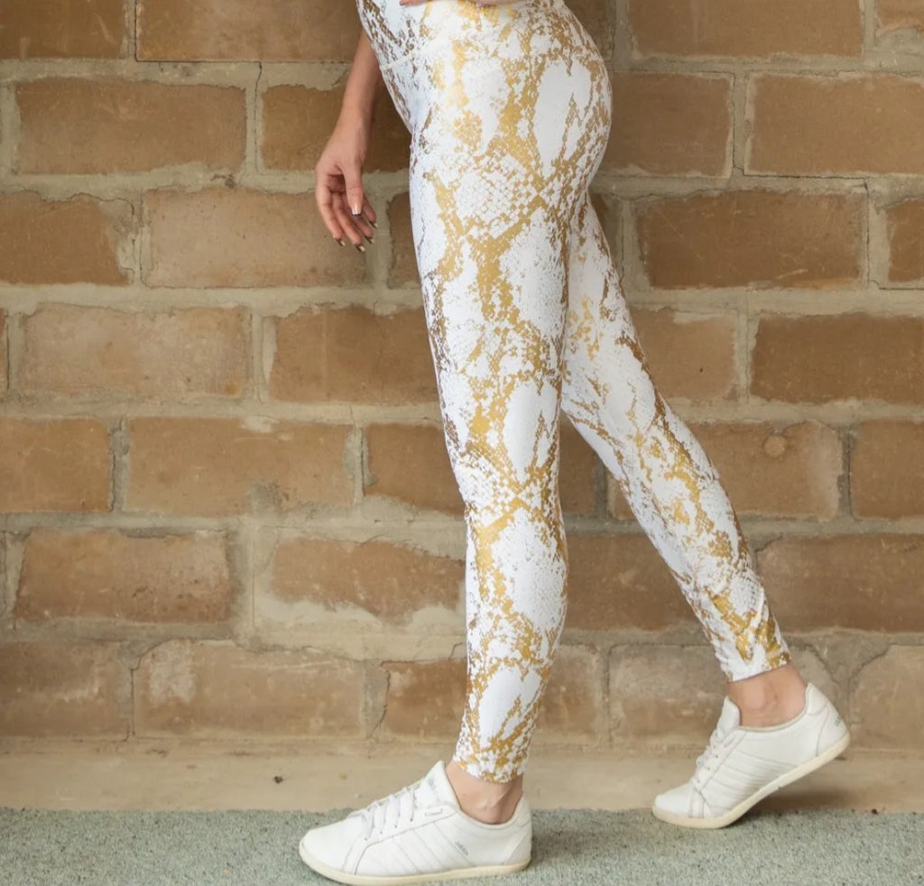 Snake Skin Yoga Pants