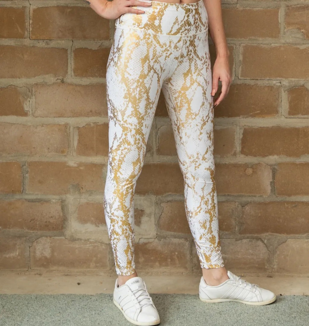 Snake Skin Yoga Pants