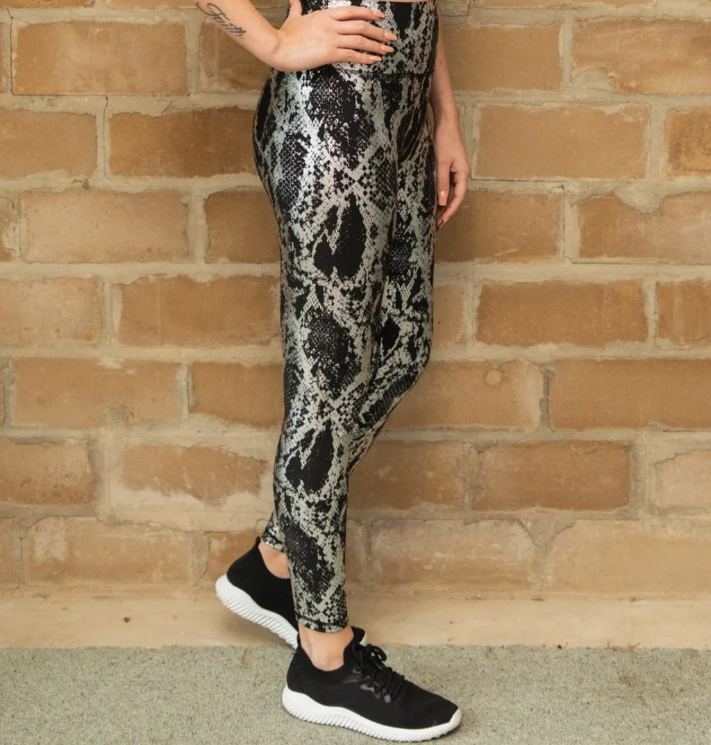 Snake Skin Yoga Pants